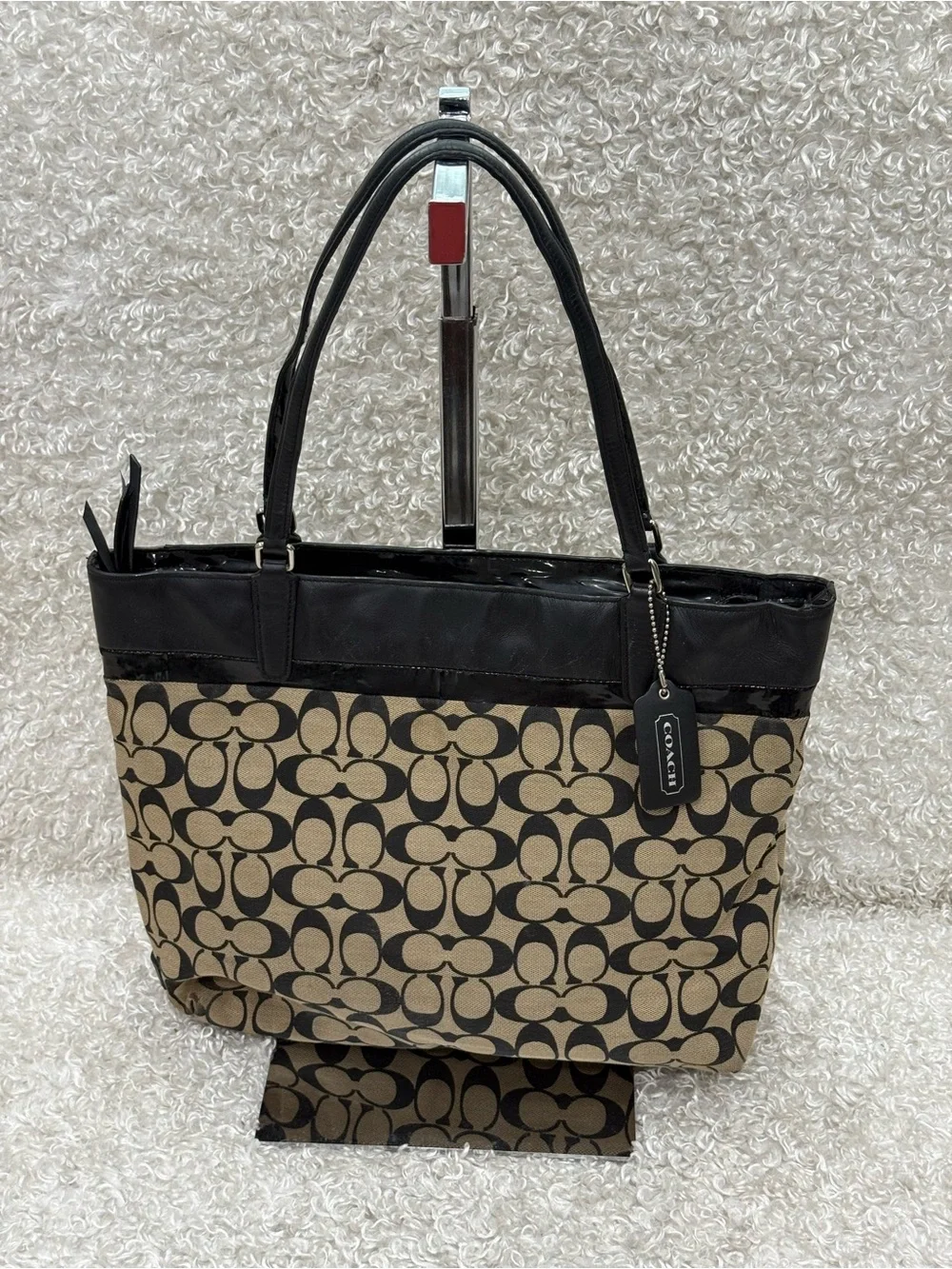 Coach Canvas Monogram Totes Bag for Women